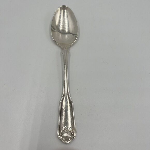 Oneida COMMUNITY SILVER SHELL Silverplate Oval Soup Table Spoon (1) 6 7/8" - Picture 5 of 7